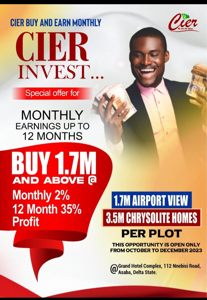 Invest and Earn on the Go with the CIER Invest package specially designed for the investors who wants to earn passive income..